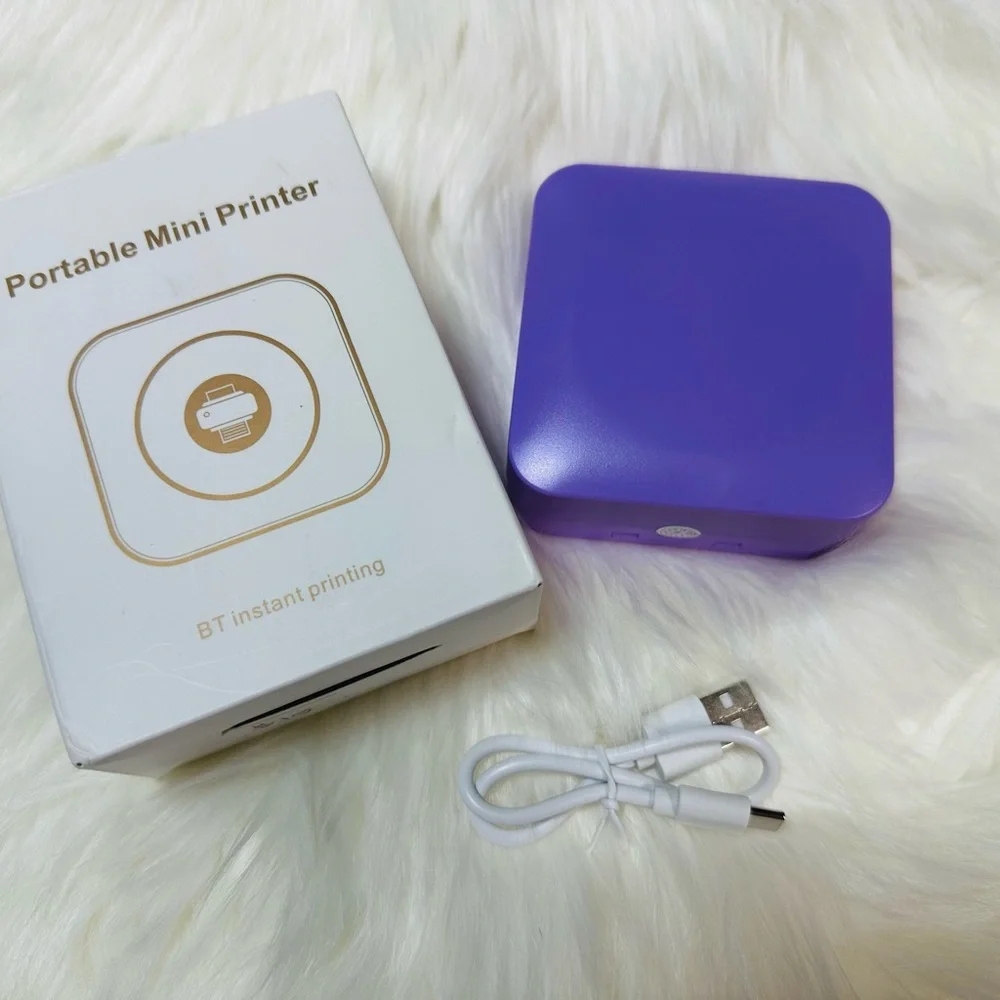 Portable Mini Printer - White - Picture 4 of 5